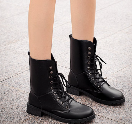 Bota Estilo Coturno Casual