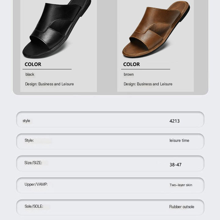 sandalias de cuero