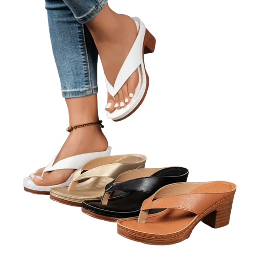 sandalias de tacón