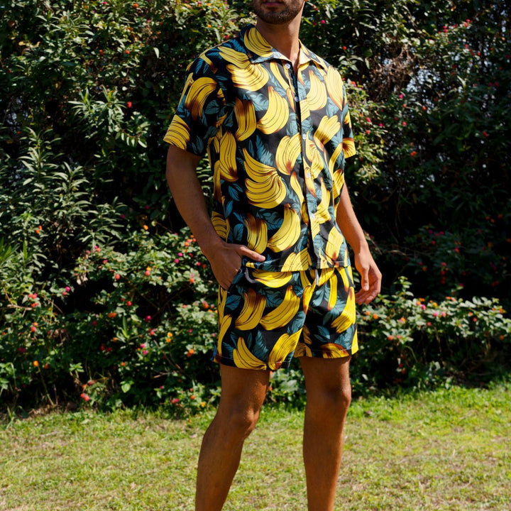 conjunto de dos piezas hawaiano de playa