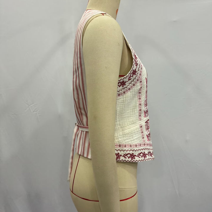 Chaleco Bordado Urban Chic