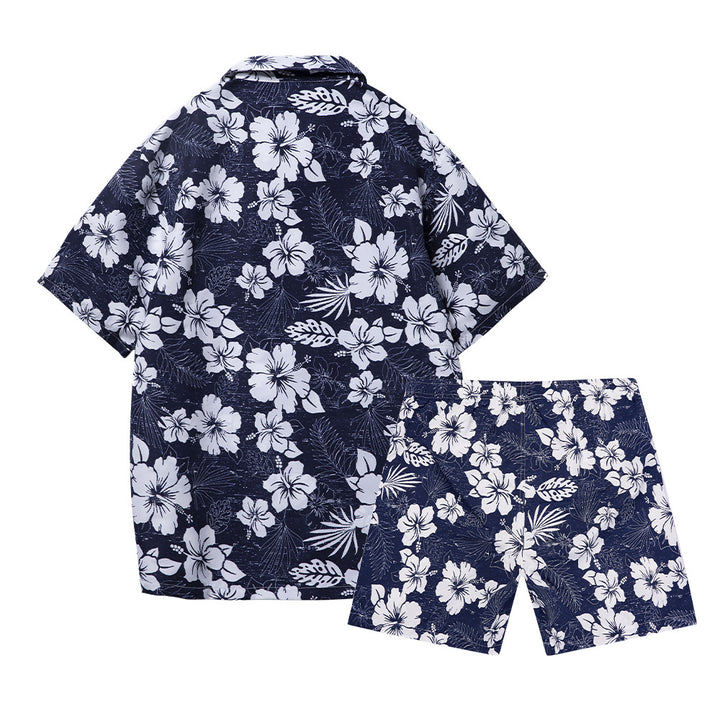 conjunto de dos piezas hawaiano de playa