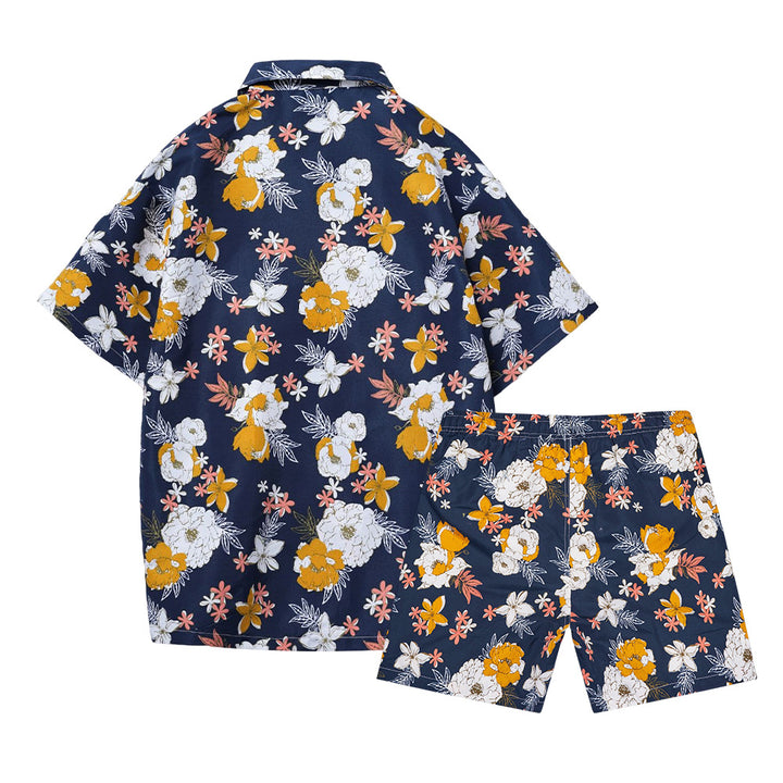 conjunto de dos piezas hawaiano de playa